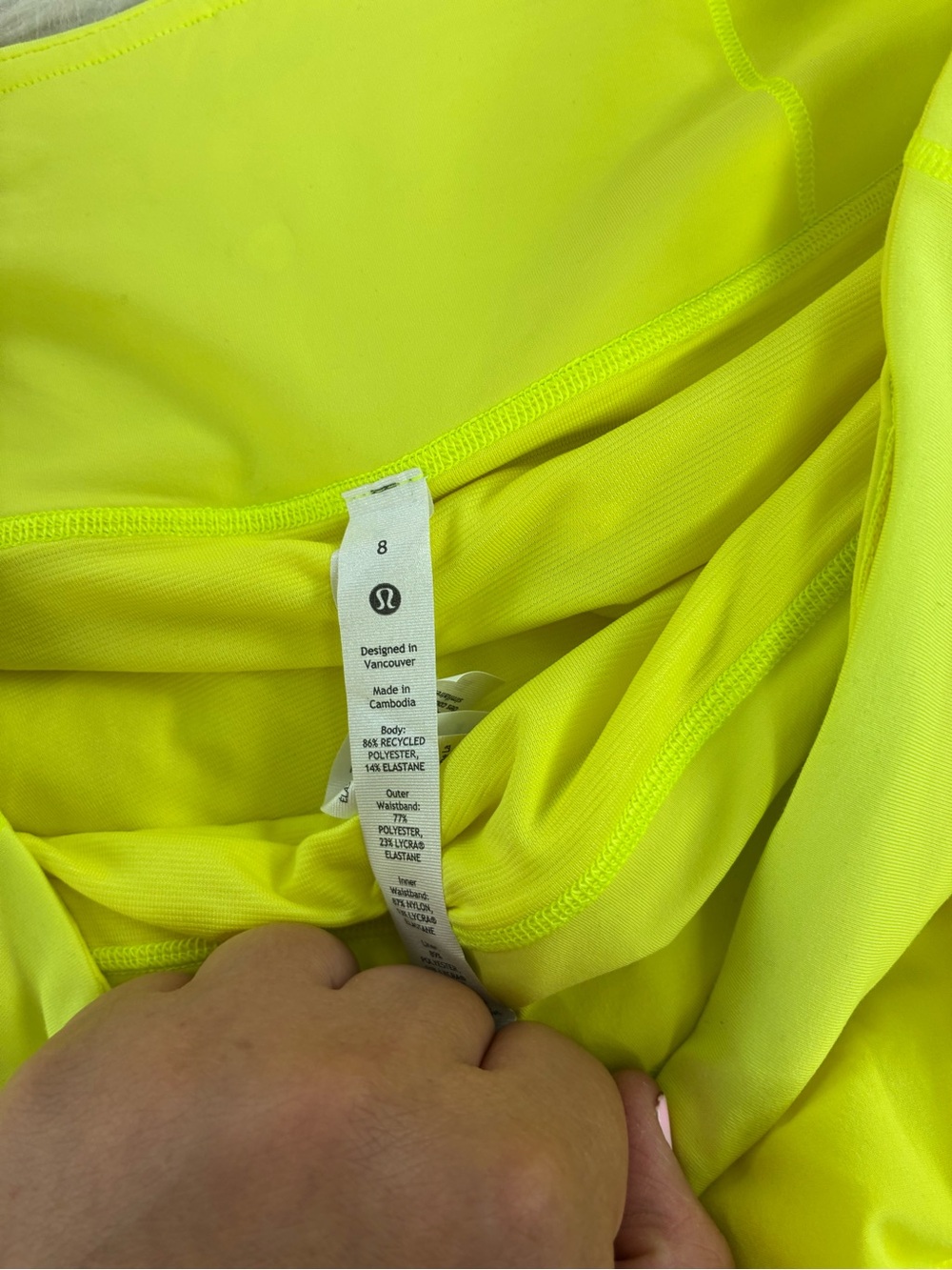 đșNWT LULULEMON speed shorts lined 4âđș - Picture 5 of 7